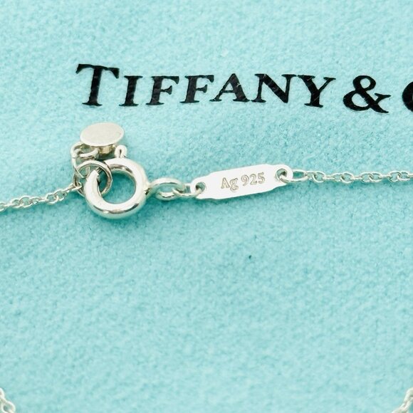 Tiffany & Co 18” Classic Chain Necklace with Mini Padlock in Sterling Silver - Picture 5 of 9